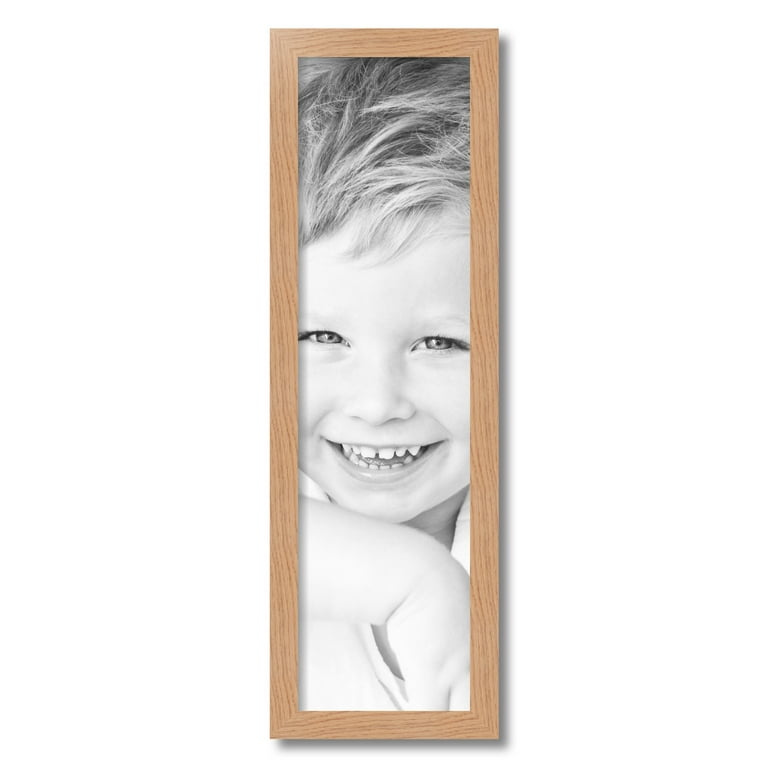 ArtToFrames 24x30 inch Red Oak Picture Frame, This Brown Wood Poster Frame Is Great for Your Art or Photos, Comes with 060 Plexi Glass (4846), Size