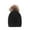 Black_003, variant on Riforla Wool Knit Hat Winter Hat Ladies Warm Soft Lancy Knit Hat Bomber Hats Red_002