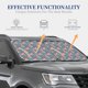 thumbnail image 4 of Balery Popcorn Parasol para parabrisas de coche de 2 piezas | Parasol plegable para parabrisas delantero de coche para la mayoría de sedanes-Large, 4 of 6