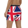 thumbnail image 2 of Men Union-Jack Flag Boxer Briefs Moisture Wicking Funny Boxer Shorts, 2 of 7