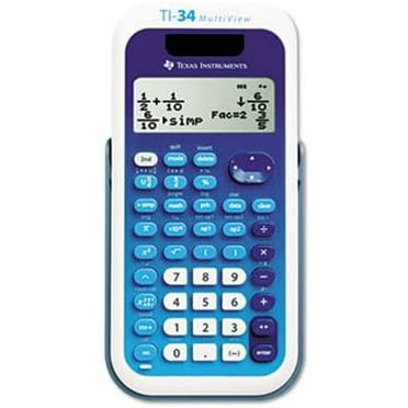 Texas Instruments TI-34 MultiView Scientific Calculator, 16-Digit LCD