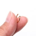 thumbnail image 3 of Pure24K Implant Grade Titanium Basic Nose Hoop Ring, 3 of 5