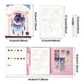 thumbnail image 3 of TIELUTT Three Fold Watercolor Painting Pad Artist Watercolor Paper Sketchbook with 3 Foldable Panels Convenient Color Pencils Gel Markers Mattress compatible with Machine Wax Pot Valentines Pencils fo, 3 of 6