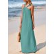 thumbnail image 4 of Vestido de verano PRETTYGARDEN para mujer 2025 con tiras holgadas, azul y verde, 4 of 8