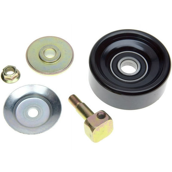 Accessory Belt Idler Pulley - Compatible with 2000 - 2006 Nissan Sentra 1.8L 4-Cylinder GAS 2001 2002 2003 2004 2005