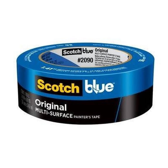 ScotchBlue Original Multi-Surface Painters Tape, 1 Inch Wide (0.94 in. x 60 Yds), 24 Rolls, Blue Paint Tape Protects Surfaces and Removes Easily, Masking Tape for Indoor and Outdoor Use (2090-24EC)