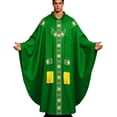 thumbnail image 3 of SAWOBUUN Church Catholic Priest Chasubles Vestments for Men, Robe Chasuble Mass Robe Halloween Outfits, 3 of 9
