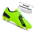 thumbnail image 2 of DREAM PAIRS Kids Girls & Boys Cleats Soccer Shoes Athletic Low Top Kids Football Shoes Neon/Green/Black Size 1, 2 of 6