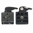 thumbnail image 5 of OLIVE- Aluminum Quick Release Plate Clamp Adapter For Manfrotto 200Pl-14 Tripod Grey, 5 of 6