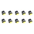 thumbnail image 1 of Monstrate Botón pulsador de 100 piezas, instalación práctica, tamaño compacto, ahorro de espacio, pieza reemplazada, interruptor de presión, Videojuegos y accesorios Amarillo, 1 of 6