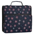 thumbnail image 5 of FORMRS Zipper Binder with Shoulder Strap 2-inch Ring 500 Sheet Capacity File Bag, Red Fireworks Pattern, 5 of 5
