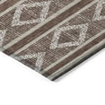 thumbnail image 4 of Addison Rugs Chantille Indoor/Outdoor Transitional Geometric Brown Washable Rectangle Rug, 5' x 7'6", 4 of 6