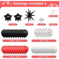 thumbnail image 3 of Décorations d'Anniversaire Rouges et Noires, Décorations de Fête Rouges, Toile de Fond Joyeux Anniversaire pour Femmes Hommes Garçons Filles Incluant Bannière, Rideau en Aluminium, Kit Arche de Ballons., 3 of 6