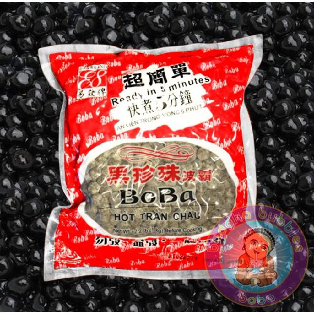 1 Kilo Black Boba Tapioca Pearls Bubble Tea Ready in 5 Minutes