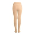 thumbnail image 3 of EMEM Apparel Women's Ladies Solid Colored Seamless Opaque Dance Ballet Costume Full Length Microfiber Footless Tights Leggings Stockings Nude A, 3 of 5