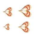 thumbnail image 2 of Advancent 1 Juego de decoraciones de corazón, adorno colgante romántico, colgante de escena de corazones estéreo único Simple, suministros para Kits de decoración para fiestas dorado, rojo Advancent HA059997-01, 2 of 6