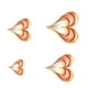 thumbnail image 2 of Naiovety 1 Juego de decoraciones de corazón, adorno colgante romántico, colgante de escena de corazones estéreo único Simple, suministros para Kits de decoración para fiestas dorado, rojo Naiovety HA059997-01, 2 of 6