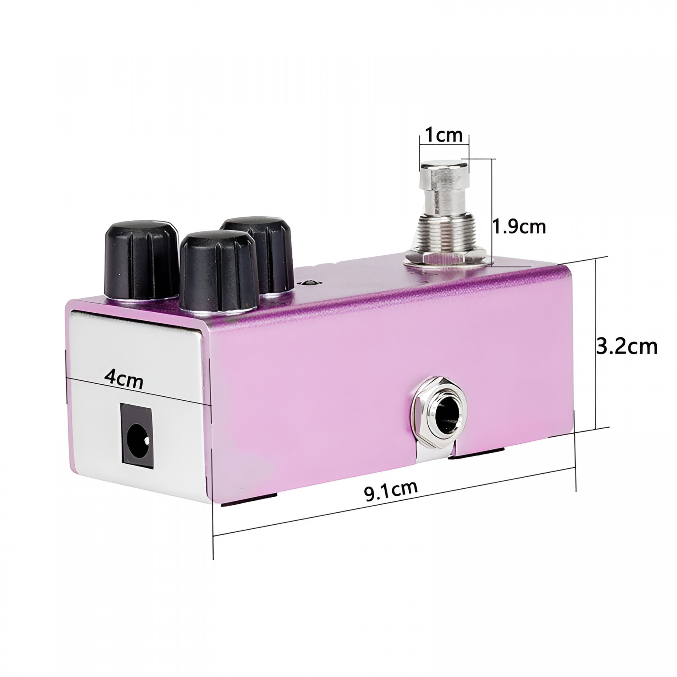 SEPTRIO Metal Distortion Pedal Overdrive & Reverb Effects Processor Choir Sound Enhancer for Guitar 9.1X4X3.2Cm Compact Size Includes Power Cord Ideal for Metal & Hard Performances