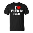 thumbnail image 2 of SR I Love Heart Pickle Ball Pickleball T-Shirt, 2 of 5