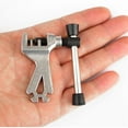 thumbnail image 3 of Bike Chain Breaker Repair Tool Set | Stainless Steel Chain Cutter | Mini Multi-Function Spoke Wrench 13G/14G/15G | Fits 1/2" x 1/8" & 1/2" x 3/32" Chains | Compact 7x4.8cm | 1 Piece, 3 of 7