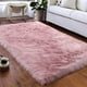 thumbnail image 5 of Alfombra Rosa, Alfombra De Dormitorio De Piel De Oveja Artificial, Alfombra De Cama De Lana, Alfombra De Felpa Para Cojín De Silla Y Sofá Alfombra Rectangular (Rosa, 60 X 90 Cm). Afortunado Sencillez, 5 of 5