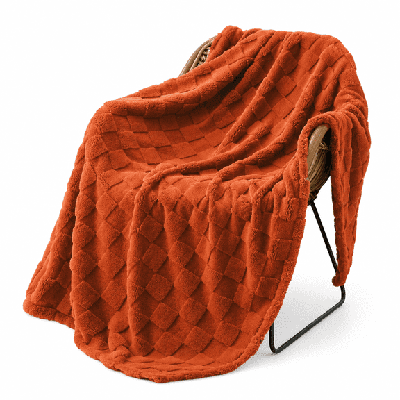 FURMORA Cotton Blankets Queen Size,Luxury Waffle Weave Super Soft Blanket,All Season Blankets&Throws,Breathable Full/Queen Size Blanket Cotton Blanket for Bed Thermal Blanket