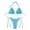 Sky Blue-596, variant on Up to 30% OFF,Women's Comfortable Two-Piece Bikini Swimsuit Bathing Suit with Solid Color for Summer Beach or Pool All-Day Comfort|Nylon,Spandex,Coffee,Sopatenor
