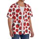 thumbnail image 2 of Fotbe Cartoon Ladybug Camisa Estampada de Manga Corta para Hombre, Casual de Verano, Estilo Playero, Sin Arrugas-Medium, 2 of 5