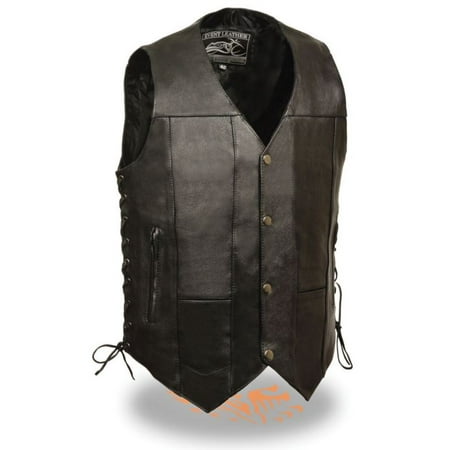 - Milwaukee Event Mens 10 Pocket Side Lace Vest Black