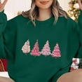 thumbnail image 4 of Craaazy Women's Christmas Shirt Long Sleeve Merry Christmas Sweatshirts Casual Pullover Tops Gifts, 4 of 9
