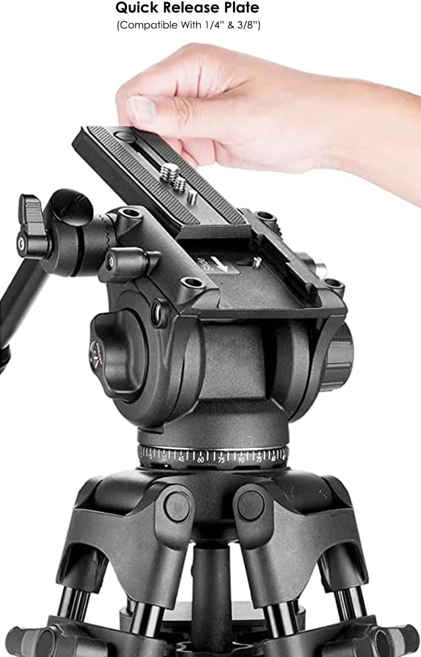 Professional Quad Tube Aluminium 72" Tripod For Canon Zoom Telephoto EF 100-400mm f/4.5-5.6L IS USM