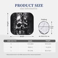 thumbnail image 3 of Cauagu Chained Skull Artwork Cauagu {designName} Print Foldable Car Windshield Sun Shade | Front Windshield Shade for Sun | Fits Small Sedans, Mini SUVs, Hatchbacks-Medium, 3 of 6