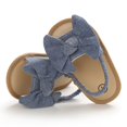 thumbnail image 5 of Baby Girls Bowknot Sandals Summer Non-Slip Soft Sole Princess Casual Beach Sandals, 0-18M, 5 of 8