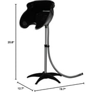 Portable Shampoo Bowl, Height & Angle Adjustable Hair Washing Sink with Drain Hose, Standing Salon Deep Shampoo Basin for Hairstylist and Home Services