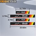 thumbnail image 2 of 4PCS Tri-Color Door Sill Protectors, Carbon Fiber Threshold Protection, Front/Rear Plate Step Guard, Anti-Scratch Entry Guard Sticker for Tacoma TRD 4Runner (Tricolor Off Road), 2 of 6