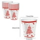 thumbnail image 3 of Vasos de Papel Desechables con Diseño Festivo de Árbol de Navidad Rojo - Vasos Duraderos para Todo Tipo de Bebidas y Uso Diario (16 Unidades), 3 of 6