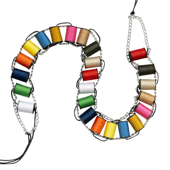 Wonderland Hatter Halloween Costume Accessory Colorful Sash 70 inches Shoulder Belt for Cosplay Multicolor