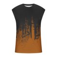thumbnail image 4 of IROINNID Round Neckline Tank Tops For Men Sleeveless Sports Tank Tops Vest Pullover Graphic Print Tops, 4 of 5