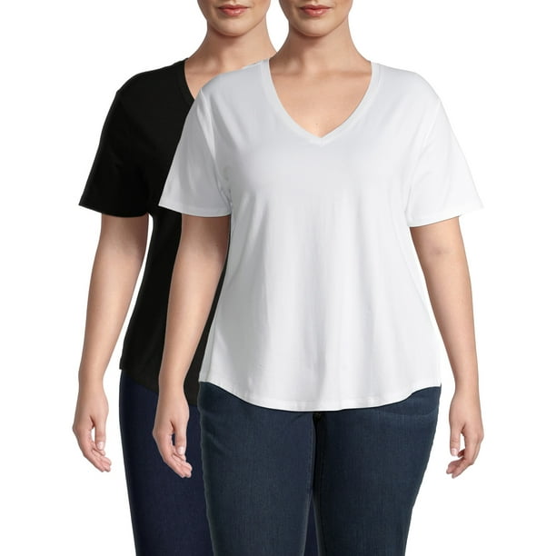 terra & sky v neck t shirt