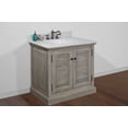 thumbnail image 3 of InFurniture 36"SOLID WOOD SINK VANITY WITH ARCTIC PEARL QUARTZ TOP -NO FAUCET, 3 of 3