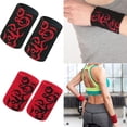 thumbnail image 2 of Yokua 1 Pair Basketball Wristband Wrist Sweatbands Tennis Wrist Band for Fitness, 2 of 15