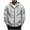 Gray, variant on Mens Shirts Mens Fleece Jackets with Zip Pocket Winter Warm Workout Track Hoodie Plain Running Jacket Athletic Gym Sweatshirts