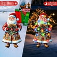 thumbnail image 3 of ​​ZCSKFIN LED Illuminated Christmas Garden Stakes for Outdoor Holiday Decor, Lighted Yard Signs and Patio Decorations for Xmas Tree Accents, Weatherproof Seasonal Festival Prop​, 3 of 8