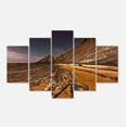 thumbnail image 2 of Brown Rocky Coast Portugal - Large Cityscape Canvas Print, 2 of 3