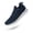 Blue White, variant on Mens Shoes Slip On Sneakers, Hands Free Walking Running Male Tennis Shoes, Breathable Stretch Mesh Comfort Cushion Gym Workout Trainers, Non Slip Casual Footwear
