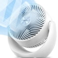 thumbnail image 1 of Dreo Ventilador de escritorio para dormitorio, ventiladores de piso ultra silenciosos de 28 dB de 12 pulgadas, flujo de aire fuerte de 60 pies, ajuste vertical de 120°, 3 velocidades, circulador de ai, 1 of 5