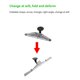 thumbnail image 5 of Luz De Advertencia Trasera De Colores Brillantes Lámpara De Flecha De Carga Solar Detección Inteligente Indicador Intermitente Del Vehículo Foco De Automóvil Plegable Con Ventosas Y Placa De 22 Led Vogacara VI006885-00, 5 of 5