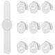 thumbnail image 1 of 10PCS White Slap Bracelets Blank Snap Bracelets DIY Slap Bands Party Favors, 1 of 4