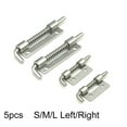 thumbnail image 3 of 5pcs Spring Loaded Latches Security Barrel Bolt Latch Tone Door Cabinet Hinges, 3 of 4