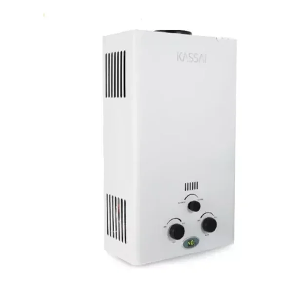 Calentador De Paso Kassai Kas-6p Capacidad 6 lpm Para Gas Natural